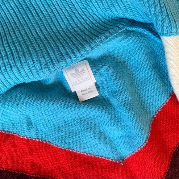 SOLD π« Adidas Retro Style Zip Up Sweater - Picture 7 of 8